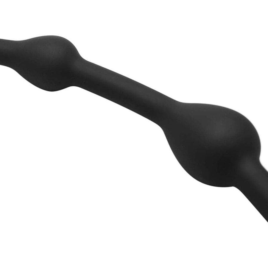 Super Long Black Rangy Anal Beads, gallery view 6