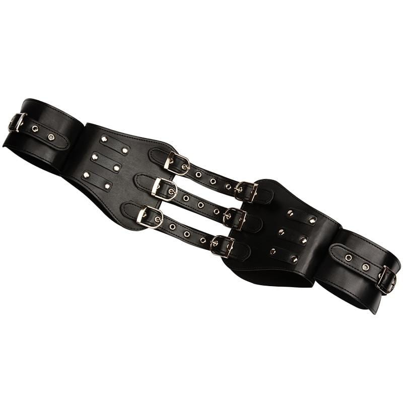 Gothic Belt-Type Thigh Restraints BDSM, gallery view 3