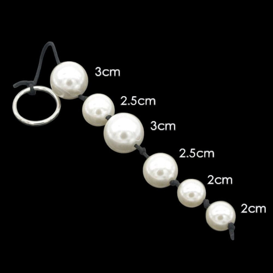 Pearl Glossy Anal Beads, gallery view 5