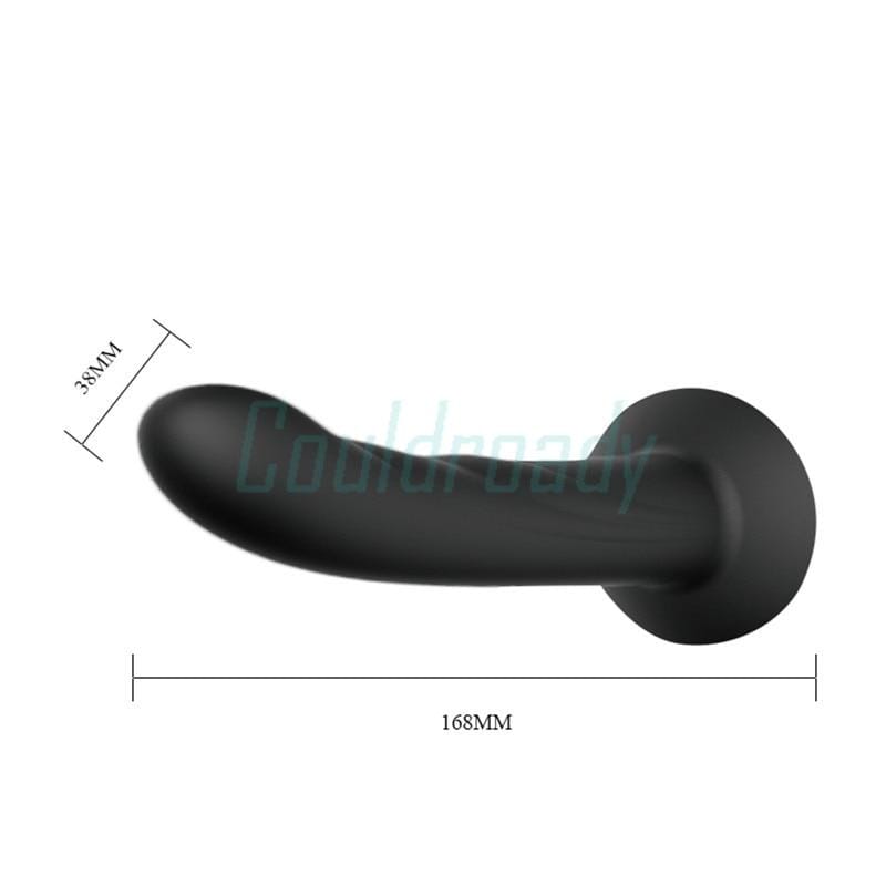 Stylish Black Strap On 6-Inch, gallery view 8