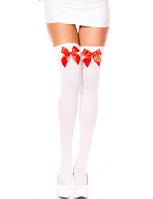 Load image into Gallery viewer, Sissy Stockings Thigh High With Bows

