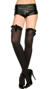 Sissy Stockings Thigh High With Bows