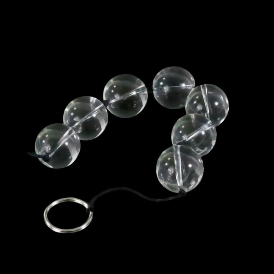 Orbs Glass Clear Anal Balls, gallery view 4
