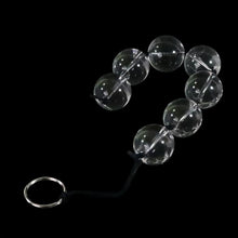 Charger l&#39;image dans la galerie, Boules anales transparentes en verre Orbs
