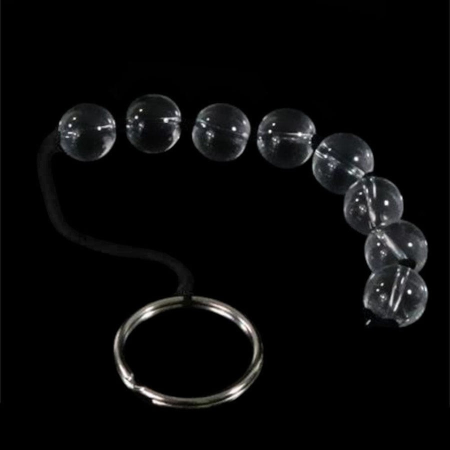 Orbs Glass Clear Anal Balls, gallery view 3