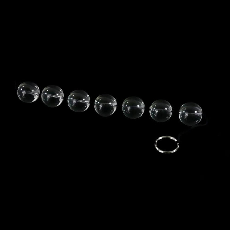 Orbs Glass Clear Anal Balls, gallery view 5
