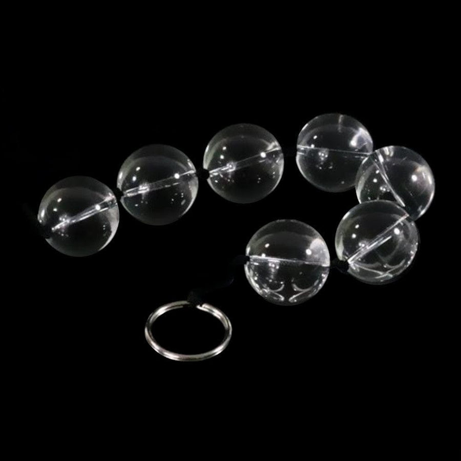 Orbs Glass Clear Anal Balls, gallery view 6