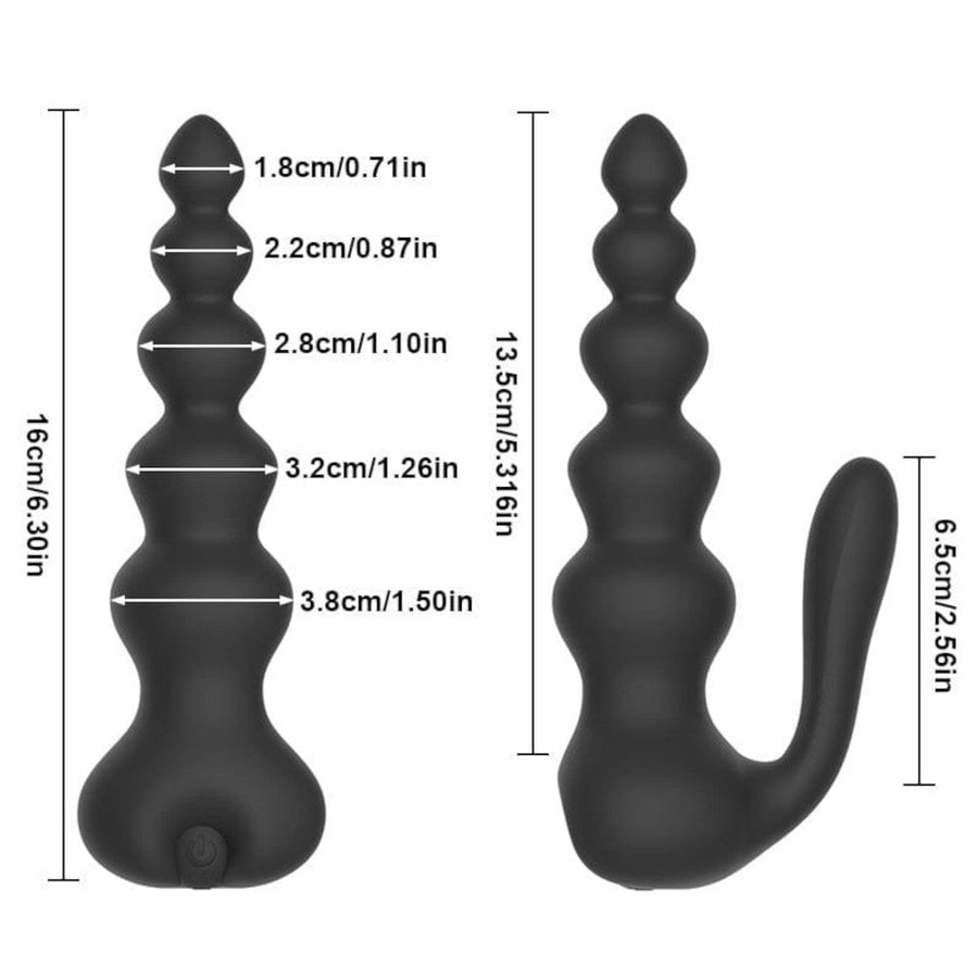 New Backdoor Party Vibrating Butt Beads, gallery view 5