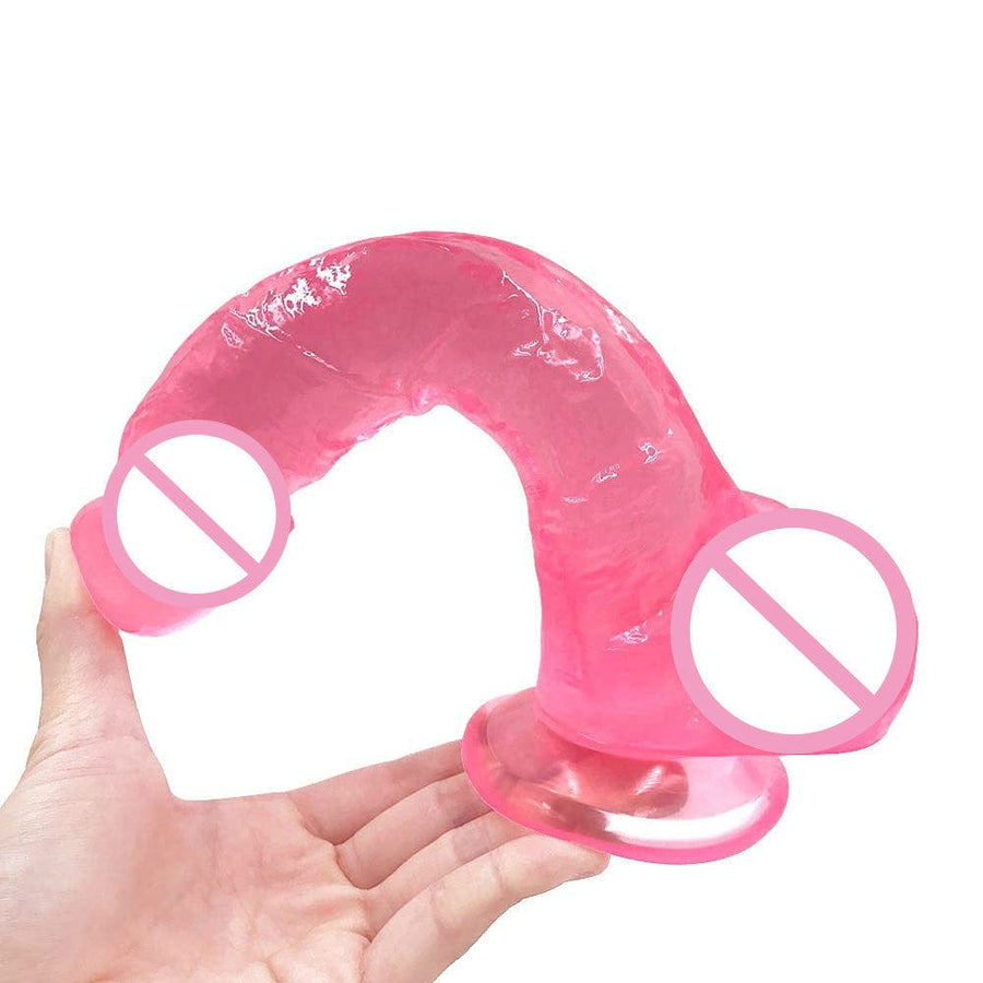 Lifelike 6 Inch Dildo With Testicles and Suction Cup BDSM, gallery view 2