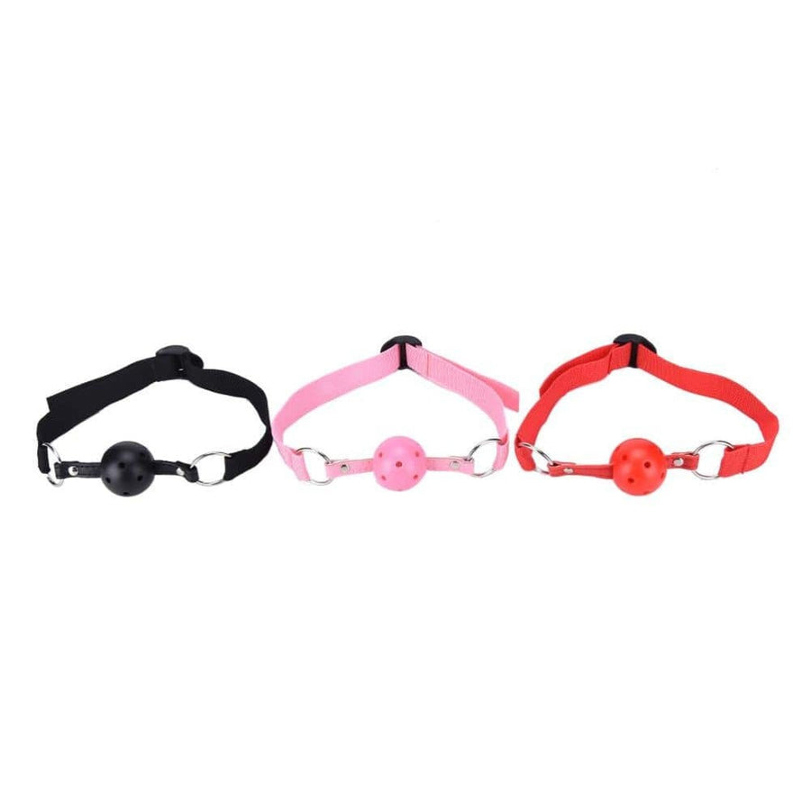 Quick Release Open Mouth Ball Gag BDSM product view