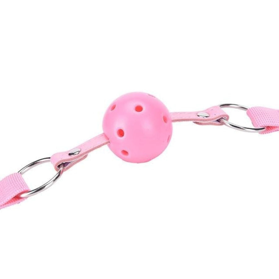 Quick Release Open Mouth Ball Gag BDSM, gallery view 5