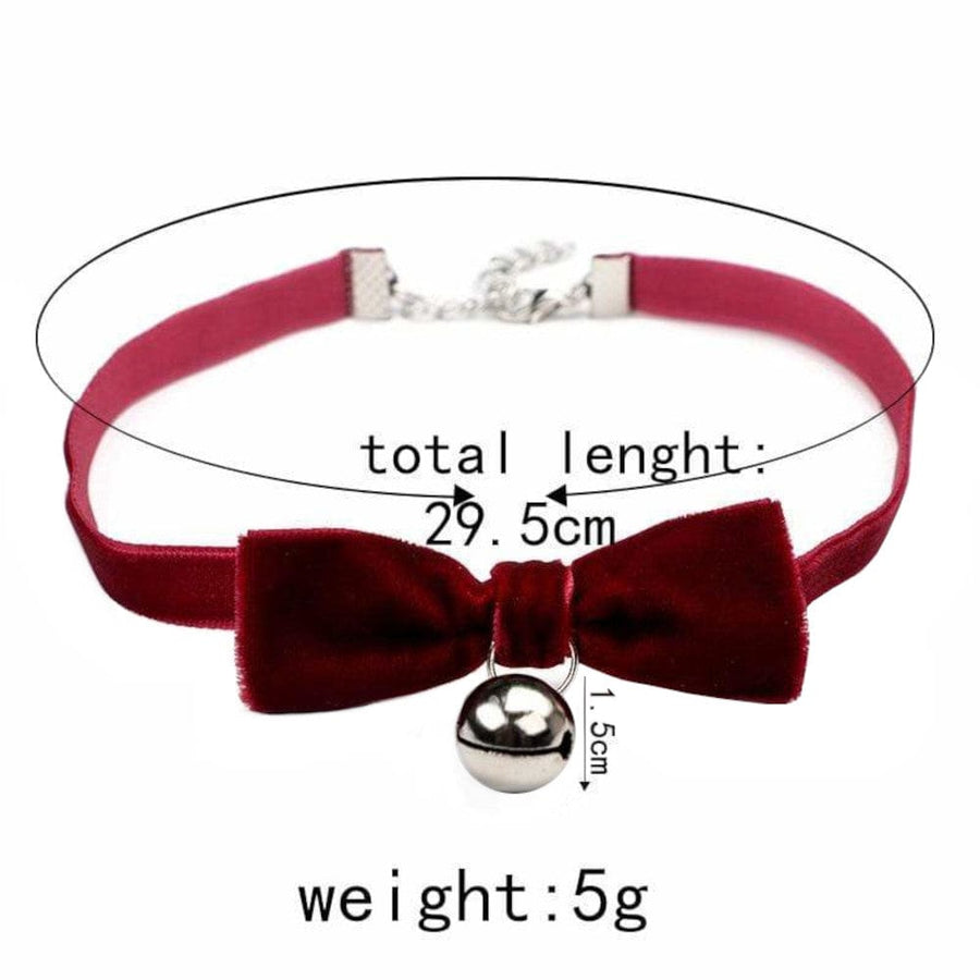 Cute Velvety Day Collars for Littles, gallery view 4