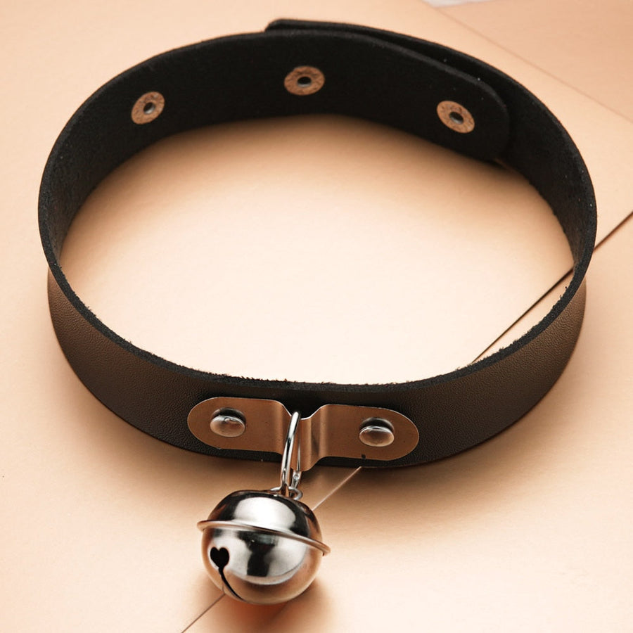 Submissive Slave Choker w/ Bell, gallery view 5