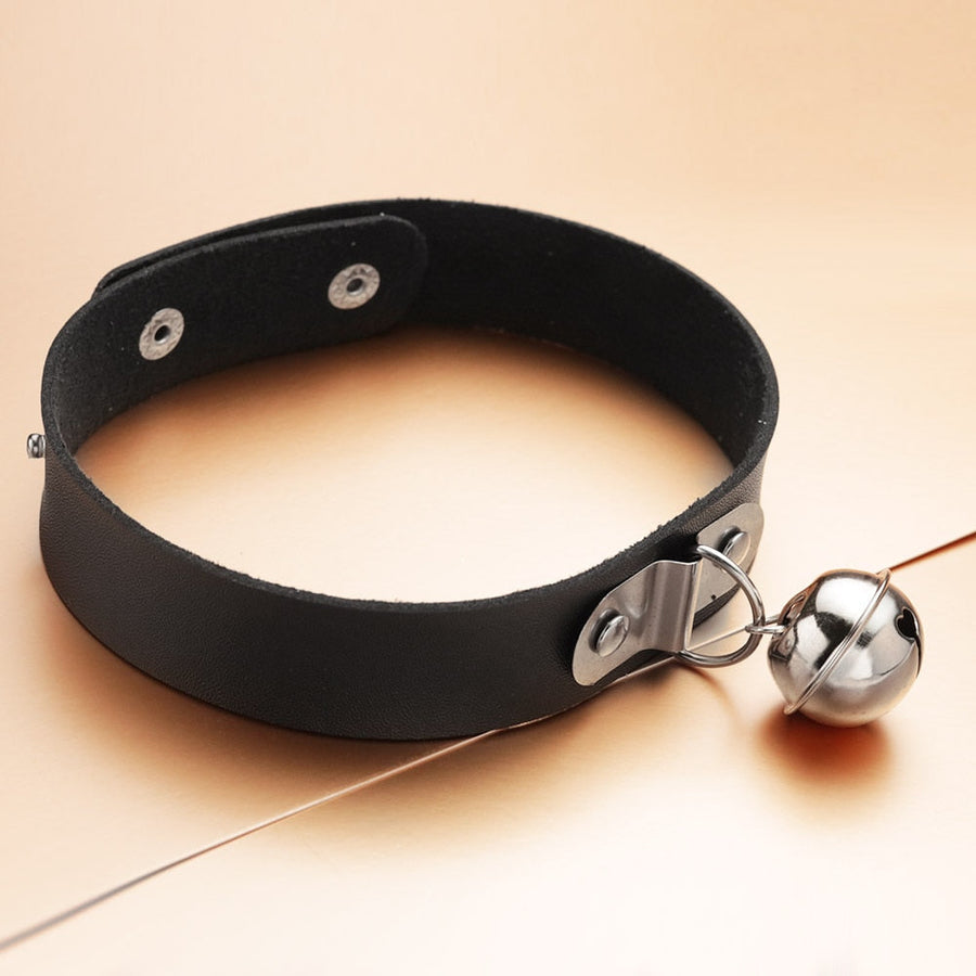 Submissive Slave Choker w/ Bell, gallery view 3