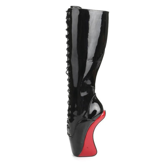 7 Inches Hoof Pointed Toe Ballet Boots product view