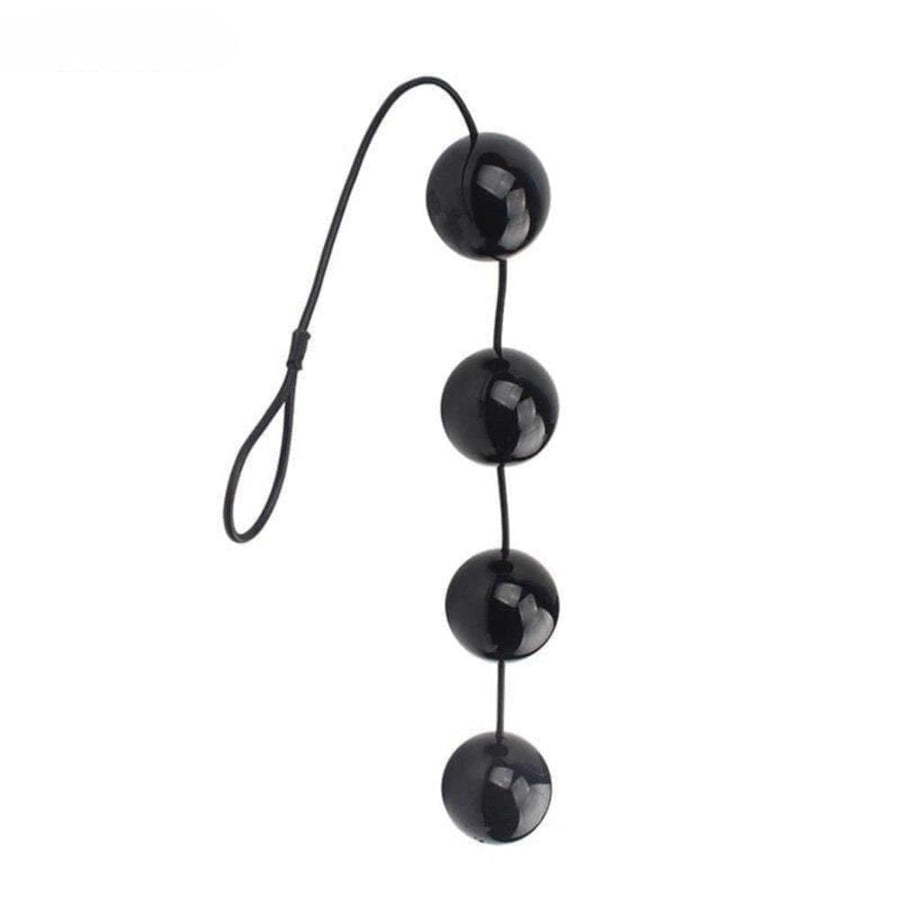 Out String Blacked Anal Beads, gallery view 2