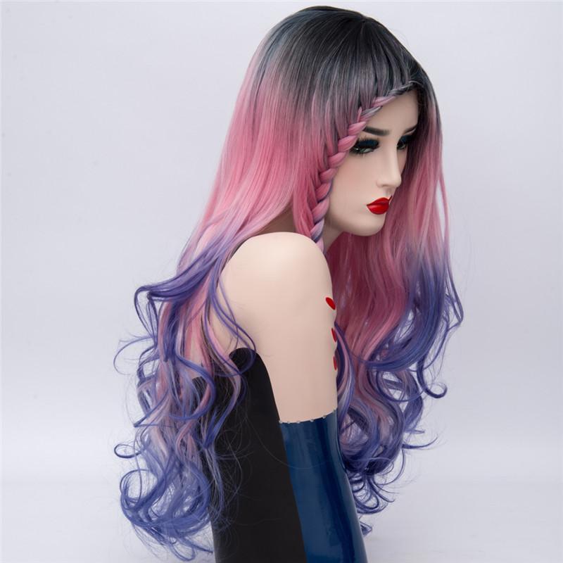 24 Inches Ombre Long Braided Wig, gallery view 2