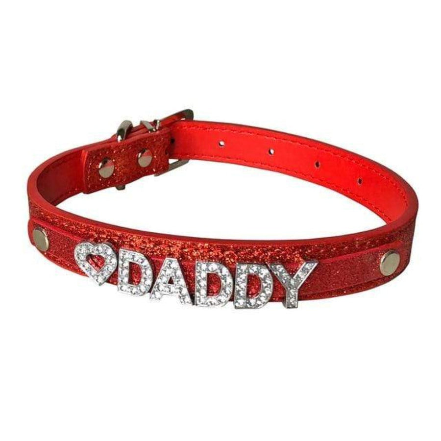 Female DDLG Bling Choker Collar, gallery view 5