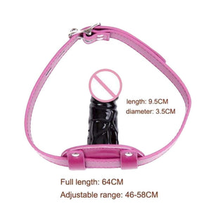 Locked and Loaded Penis Gag BDSM