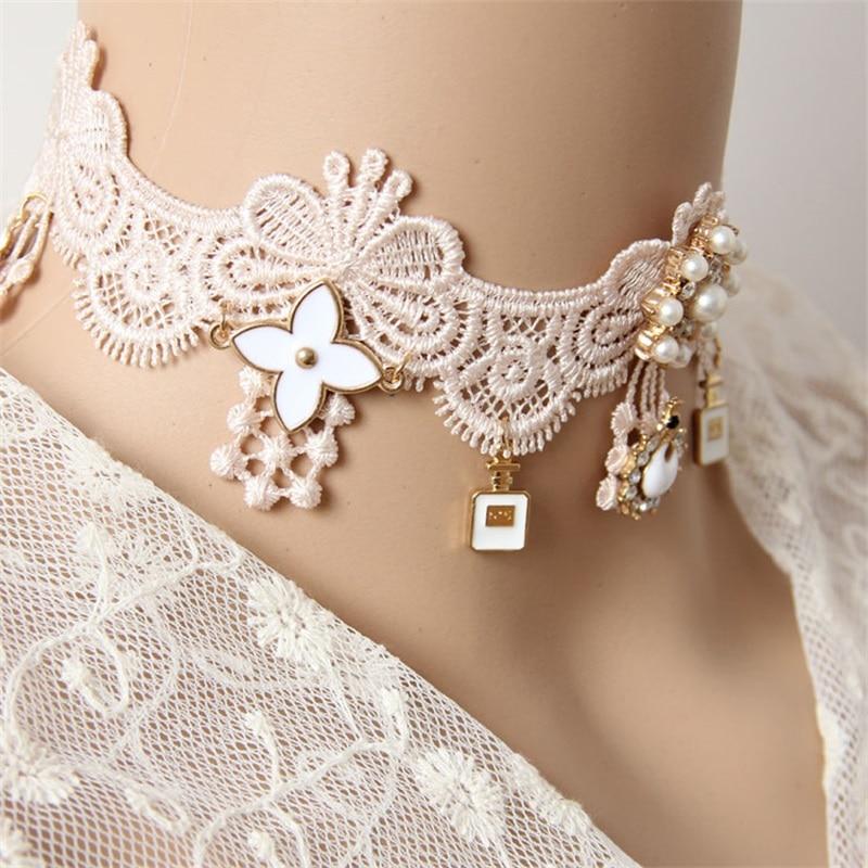 Vintage Cosplay Party Lace Collar, gallery view 4