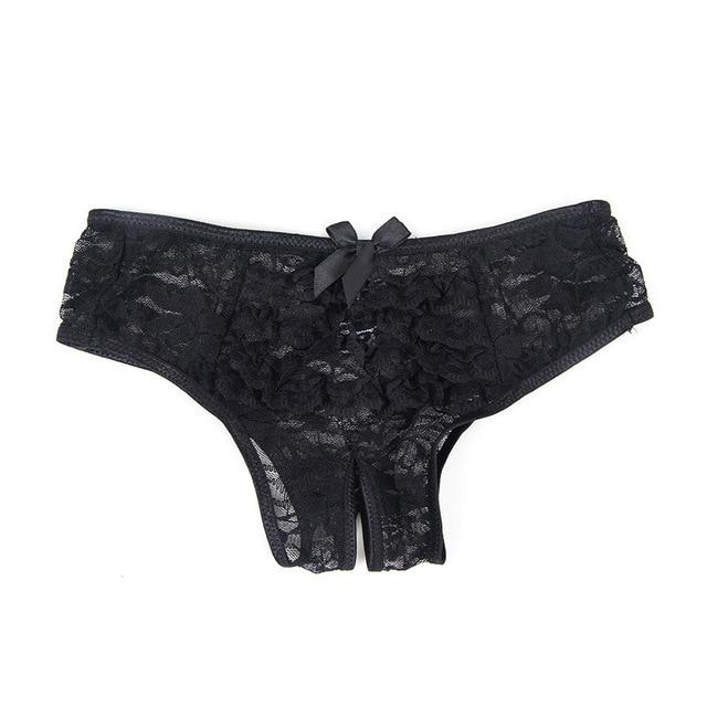 "Sissy Lucy" Crotchless Ruffle Panties, gallery view 2