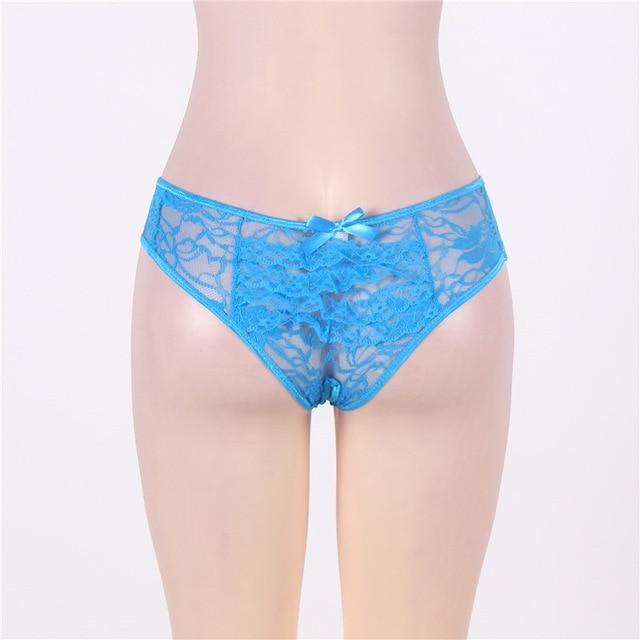 "Sissy Lucy" Crotchless Ruffle Panties, gallery view 5