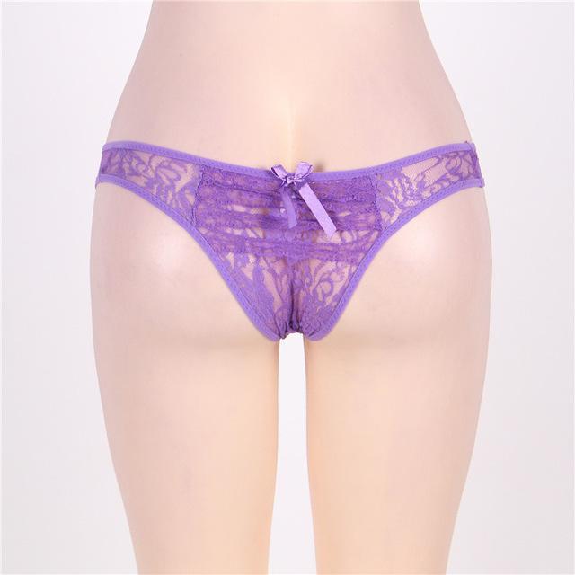 "Sissy Lucy" Crotchless Ruffle Panties, gallery view 3