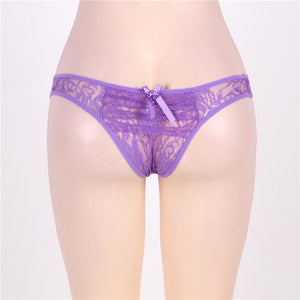 "Sissy Lucy" Crotchless Ruffle Panties