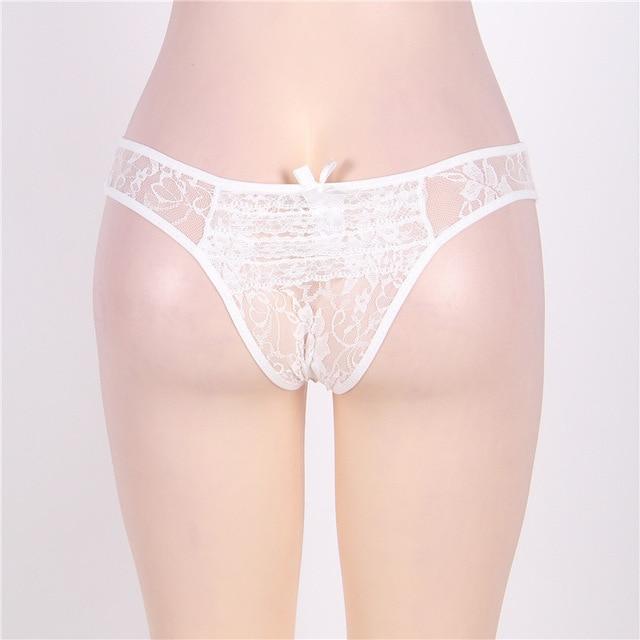 "Sissy Lucy" Crotchless Ruffle Panties, gallery view 6