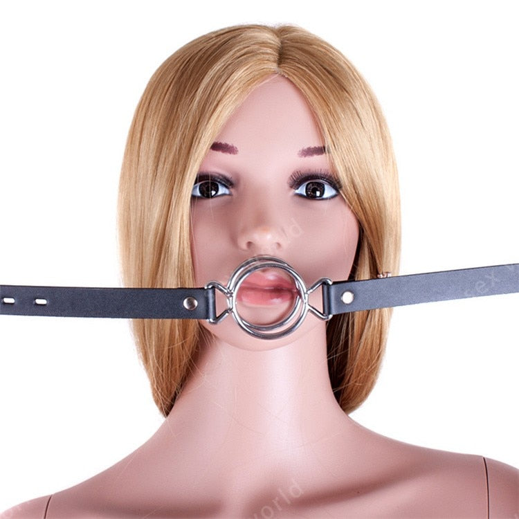 Throat Slave Deep Mouth Bite Ring Gag, gallery view 2