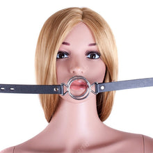 Load image into Gallery viewer, Throat Slave Deep Mouth Bite Ring Gag
