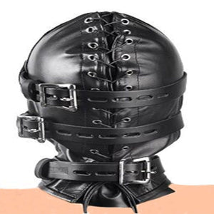 Ultimate Slave Punishment Leather Hood BDSM