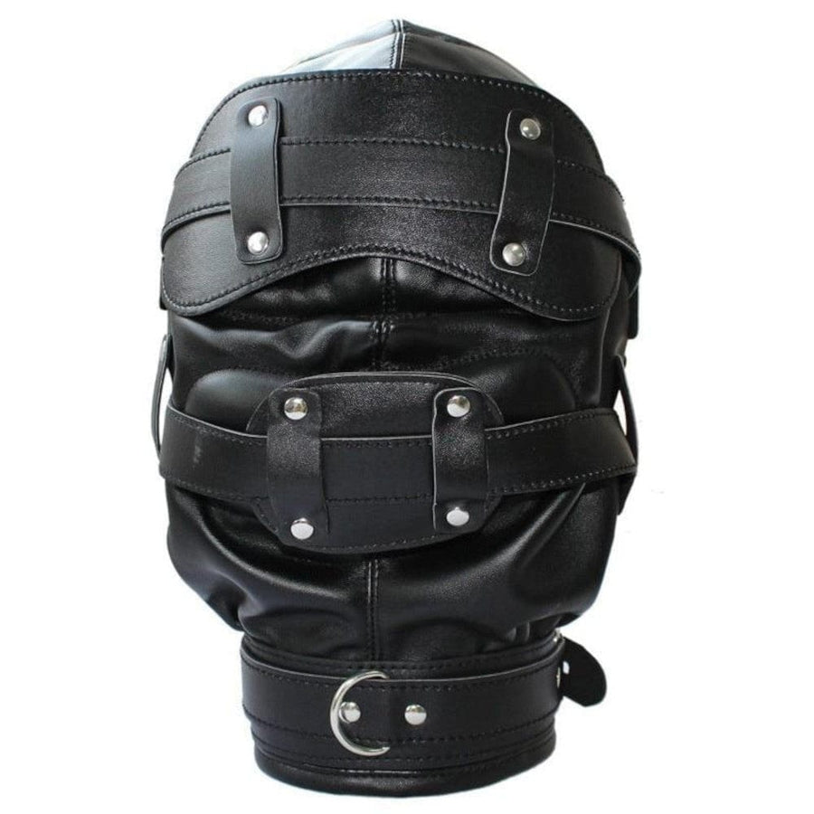 Ultimate Slave Punishment Leather Hood BDSM product view