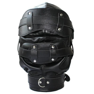 Ultimate Slave Punishment Leather Hood BDSM