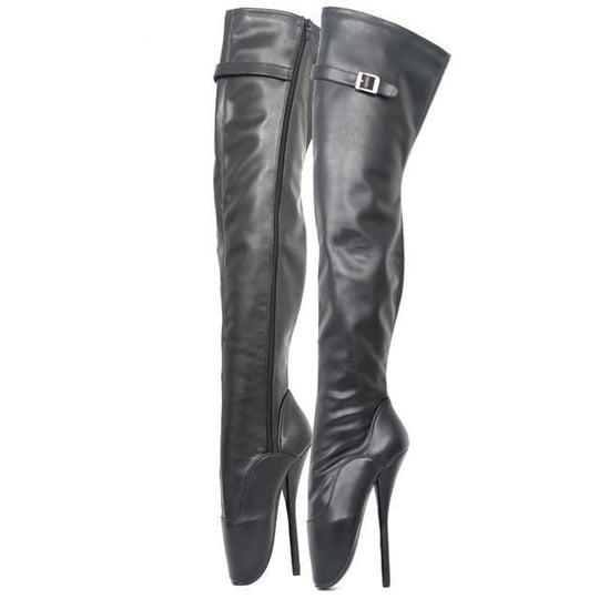 7 Inches High Pointed Toe Ballet Boots product view