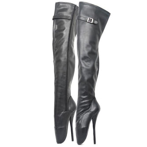 7 Inches High Pointed Toe Ballet Boots