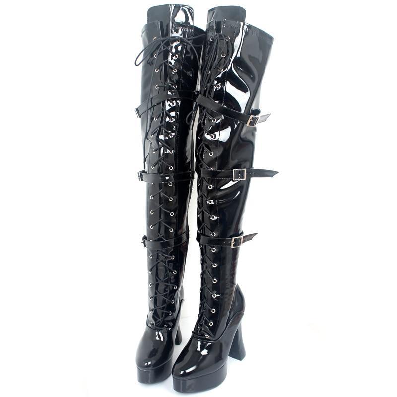 Emma 12CM Over Knee High Boots, gallery view 3