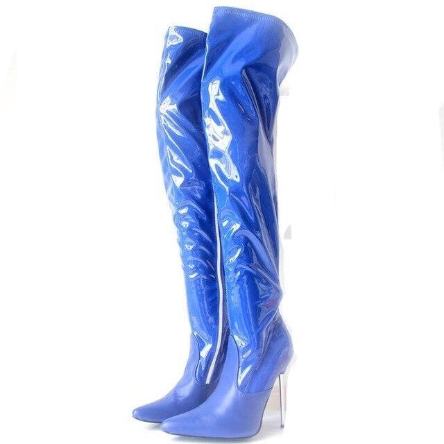 12CM Pointed Toe Heel Boots, gallery view 3