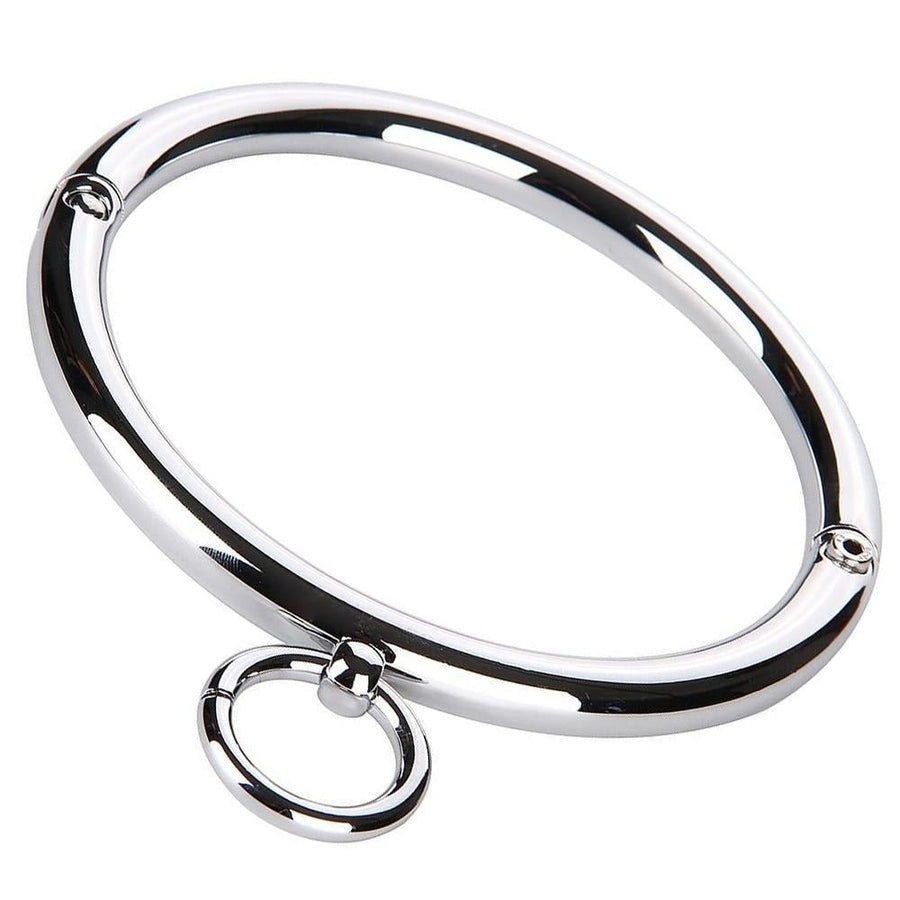 Stainless Steel Lockable Slave Collar BDSM product view