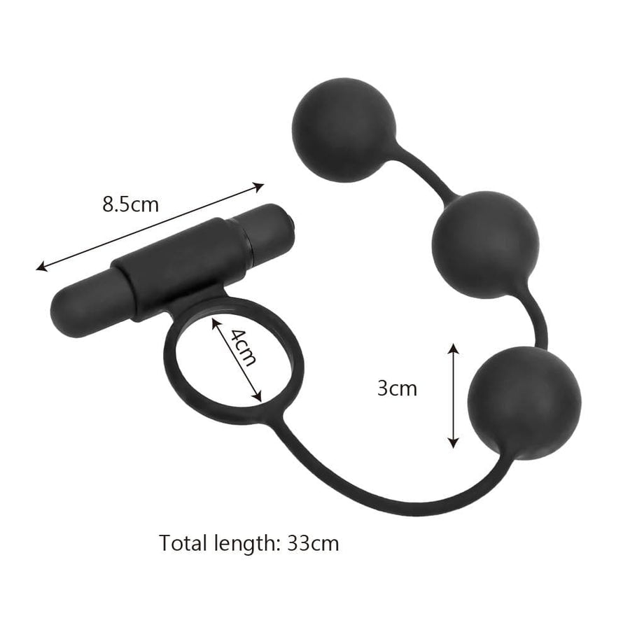 10-Speed Foreplay Ally Vibrating Sex Beads, gallery view 7