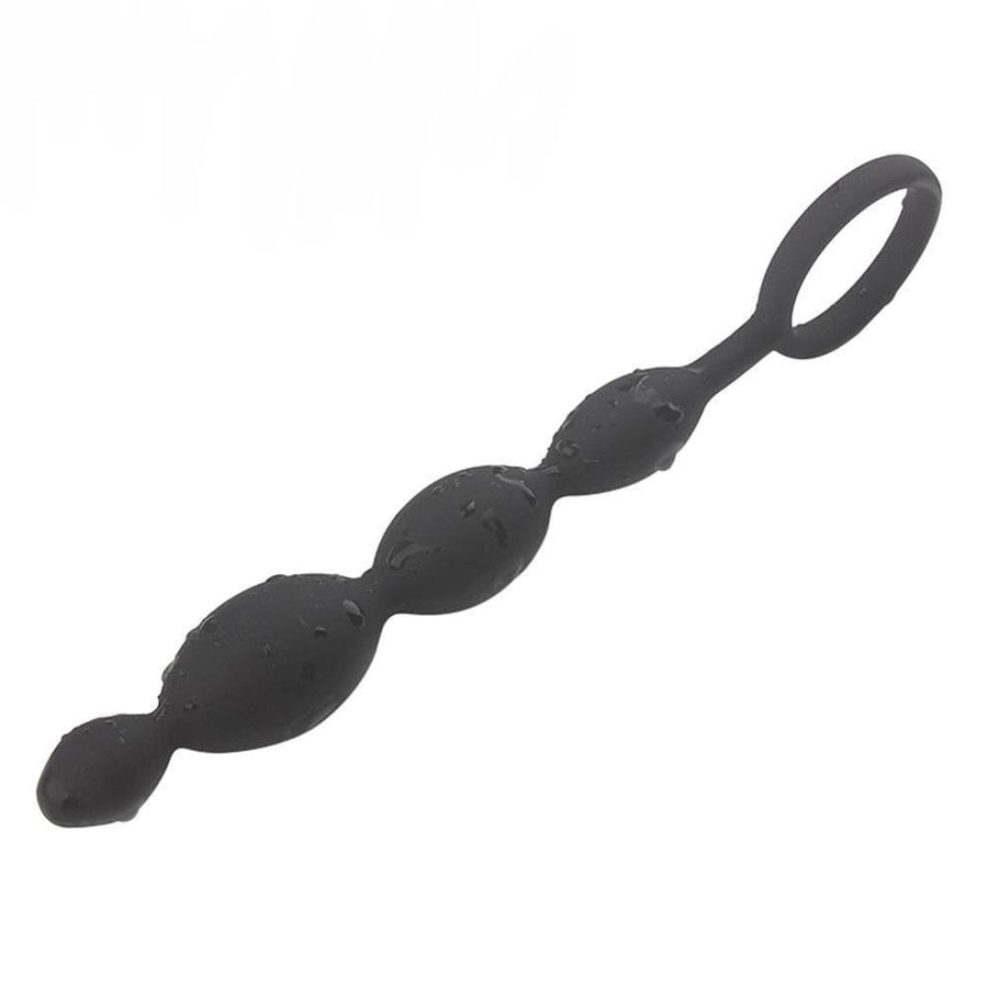 Silicone Ebony Ass Beads, gallery view 3