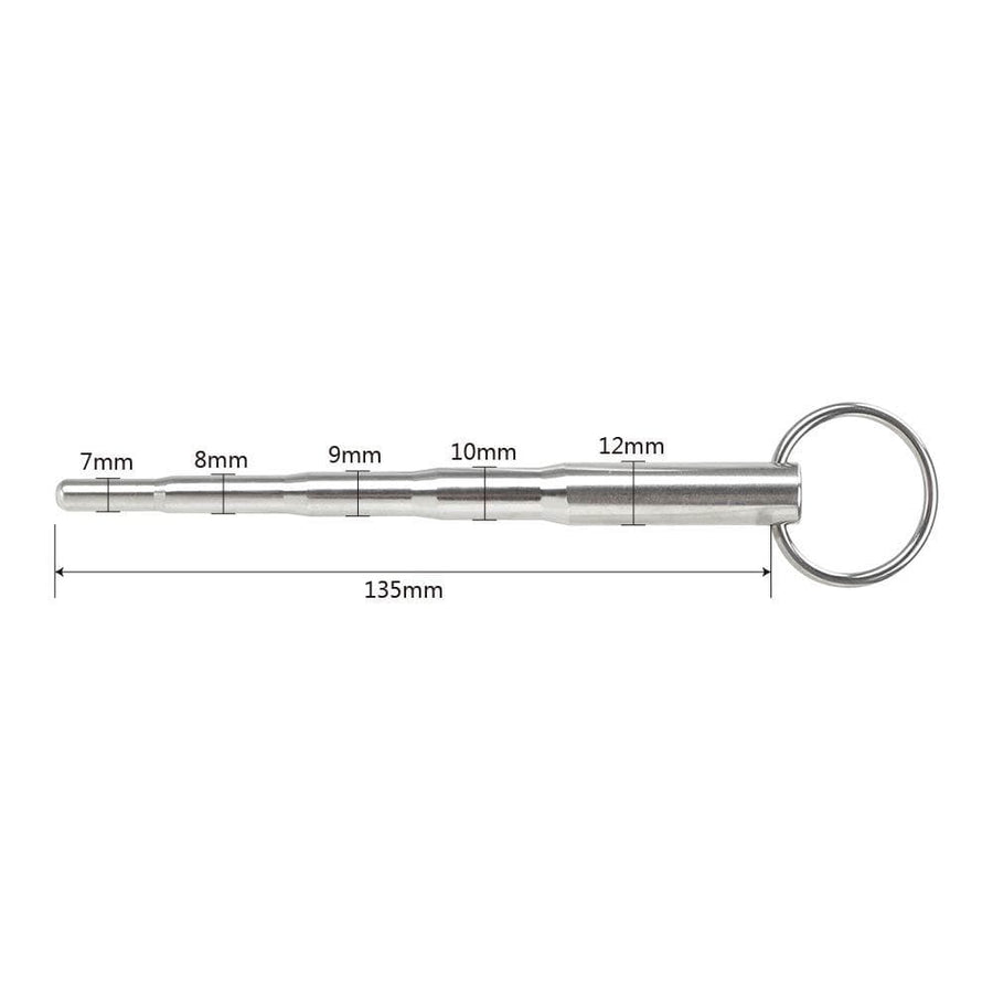 BDSM Sounding Therapy Penis Plug with Ring, gallery view 5