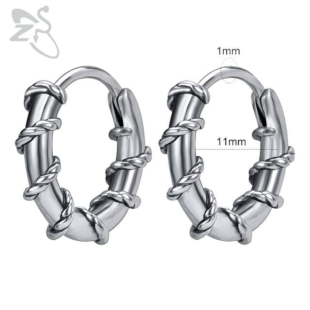 Rugged Stainless Guiche Rings BDSM, gallery view 2