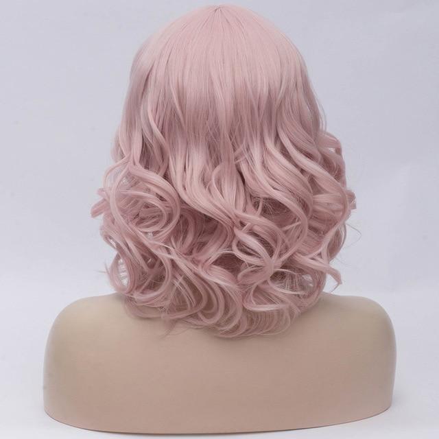 14 Inches Short Wavy Wig with Bangs, gallery view 5