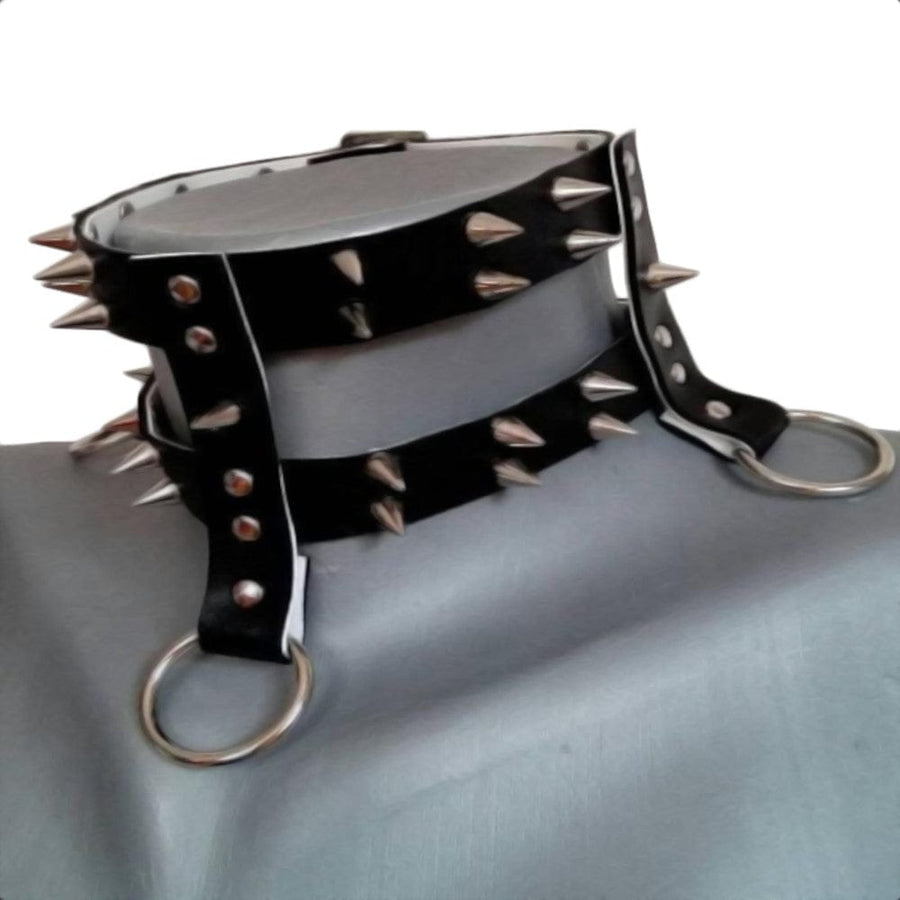 Spiked Hardcore Bondage Collar, gallery view 3