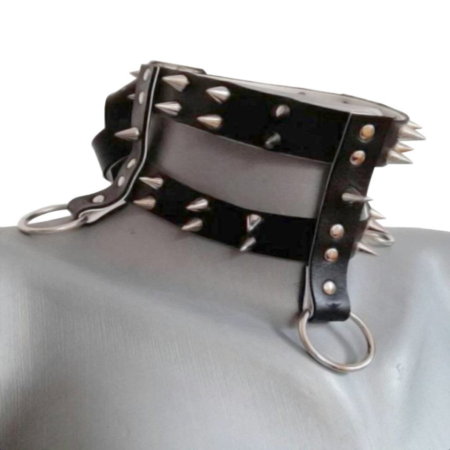 Spiked Hardcore Bondage Collar, gallery view 2