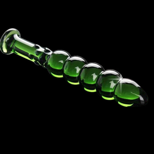 Green Polished Anal Beads product view