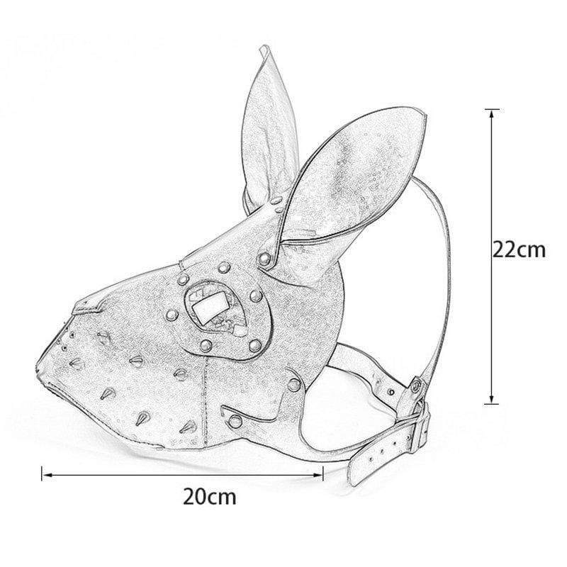 Hardcore Bunny Gas Mask Helmet, gallery view 5