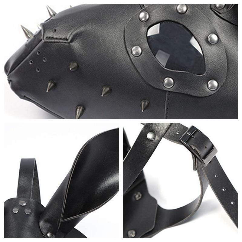 Hardcore Bunny Gas Mask Helmet, gallery view 4