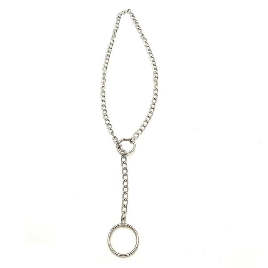 Choker Silver Collar Necklace, gallery view 3